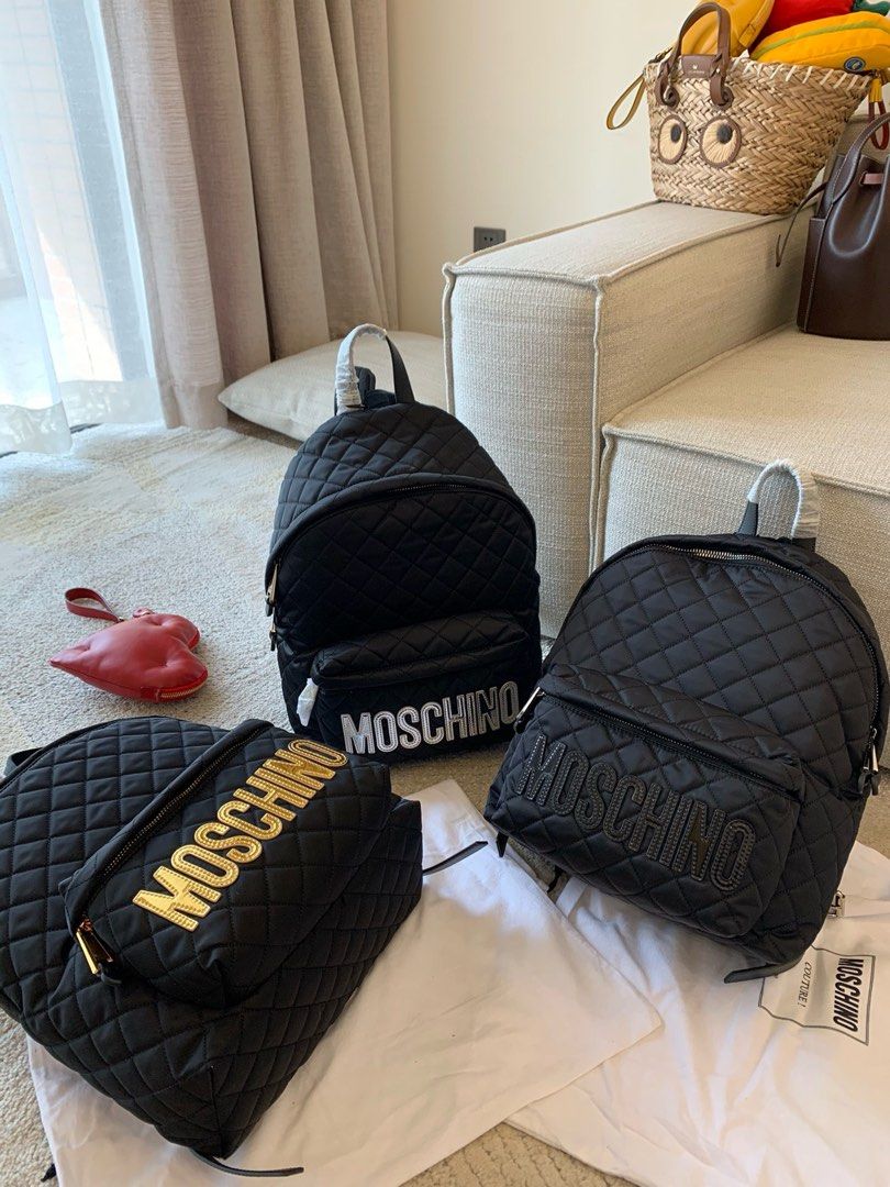 Moschino Quilted Backpack
