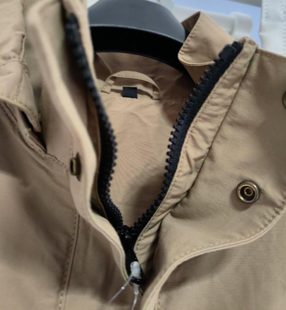 Muji hooded coat cheap
