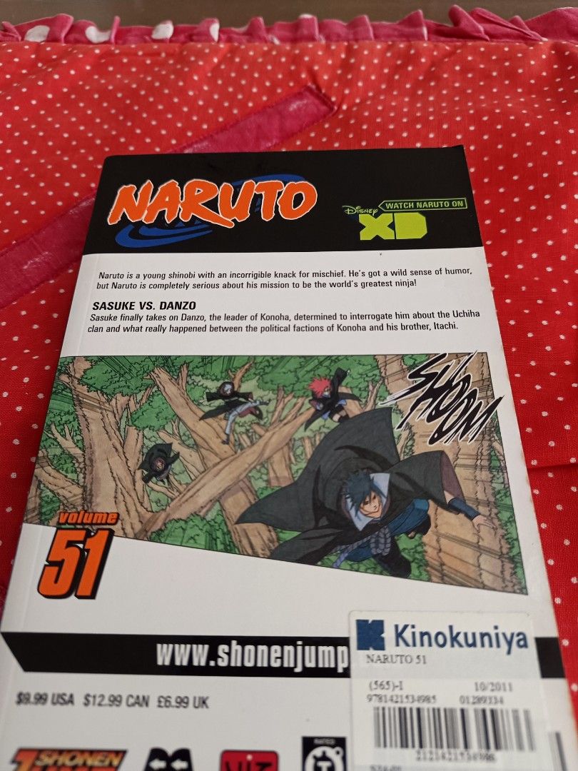 Naruto 51 Manga (Category: Comics & Manga) located in Manila. Submitted by venus_se (Listing ID 1314211774, Image 2). Description: We are selling mangas from SG to Ph for inquiries kindly visit our shop, Admiral's0405 store. Thank you 🙇‍♀️🙏❤.
