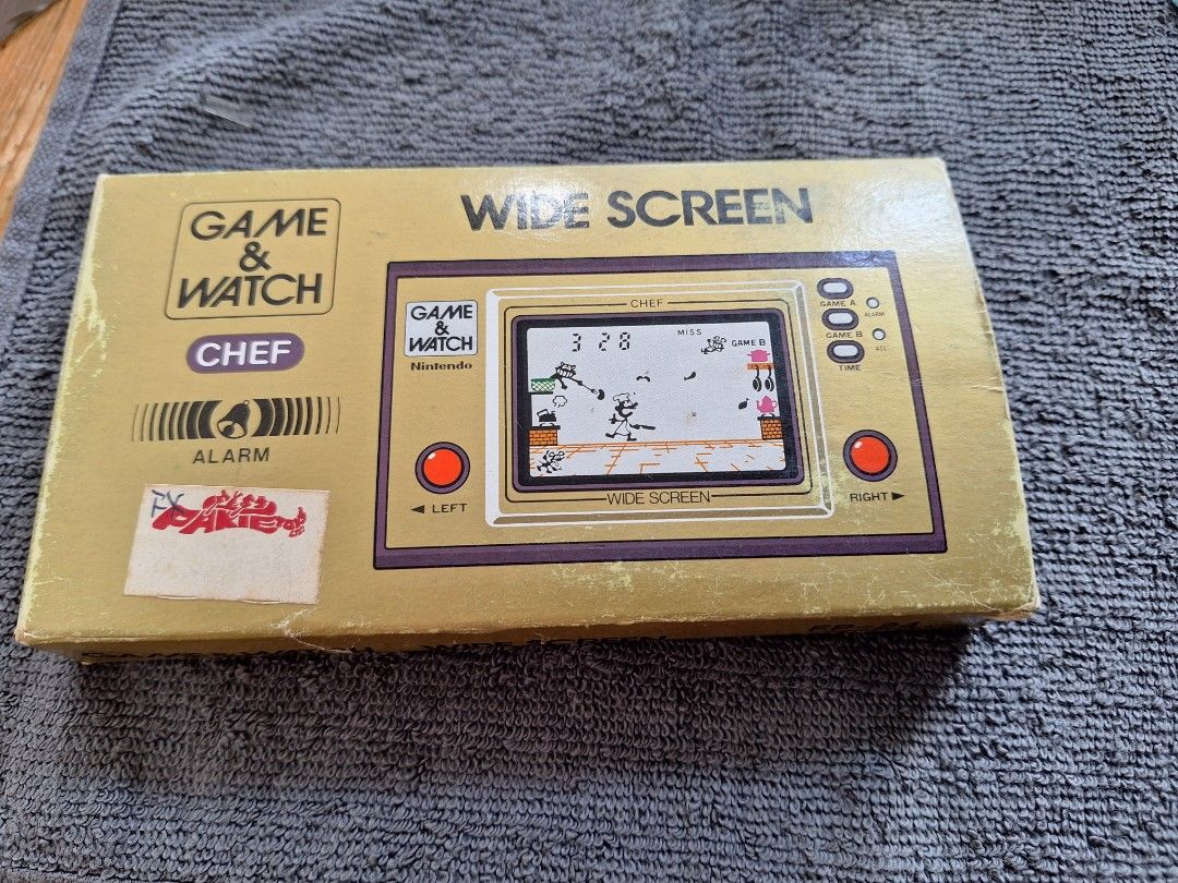 ゲームウォッチ シェフ 任天堂 GAME&WATCH CHEF Nintendo ワイドスクリーン