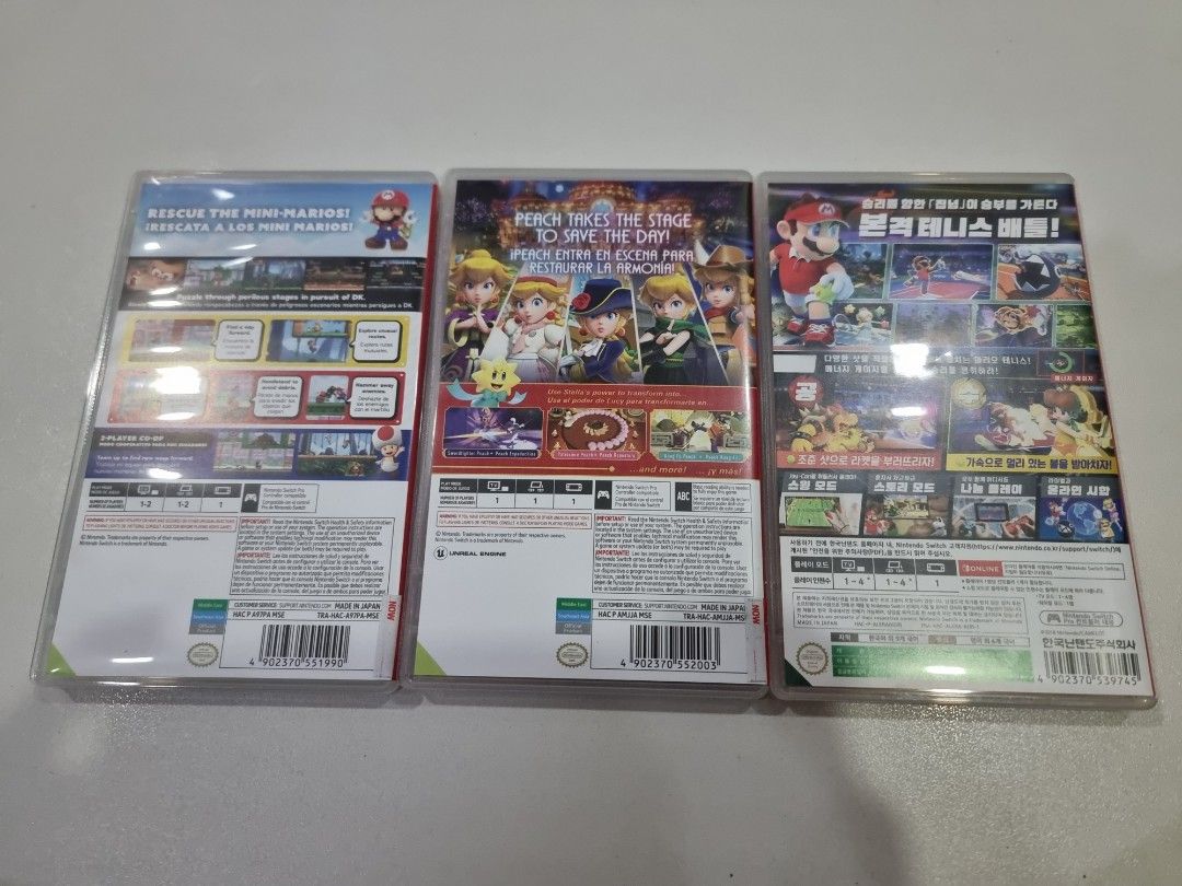 Nintendo Switch Games Mario VS Donkey Kong Princess Peach Showtime