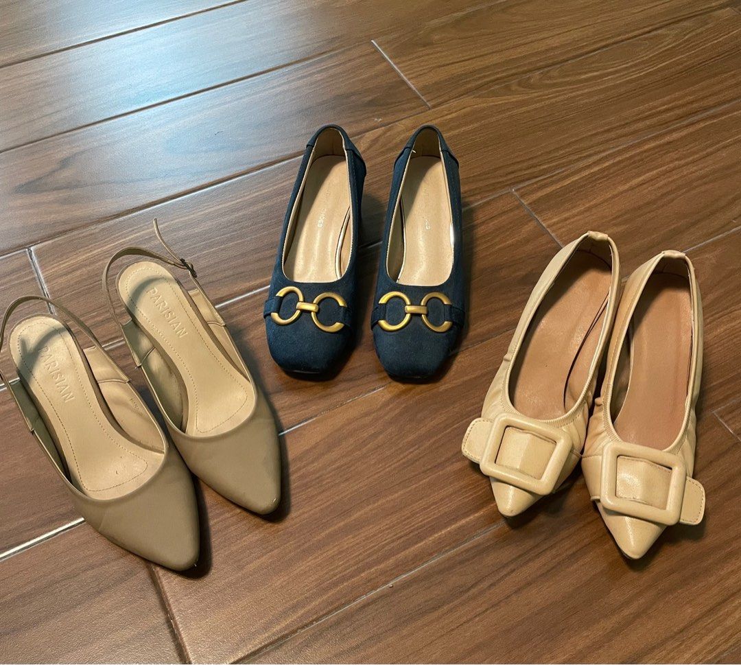 Office Shoes Bundle Sale (Category: Heels) located in Quezon City. Submitted by thyca (Listing ID 1314179558, Image 1). Description: Selling 3 office shoes for P600. All size 5:5 .