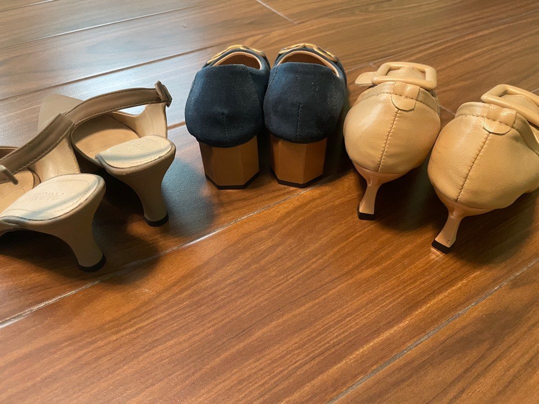 Office Shoes Bundle Sale (Category: Heels) located in Quezon City. Submitted by thyca (Listing ID 1314179558, Image 2). Description: Selling 3 office shoes for P600. All size 5:5 .