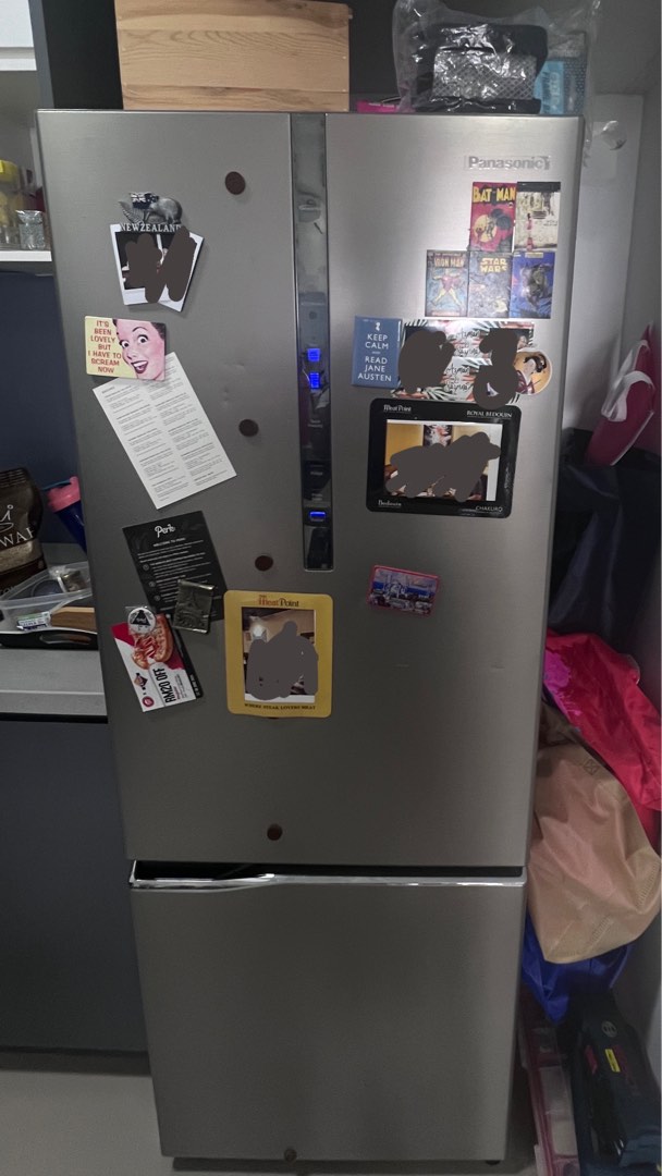 Panasonic 322L 2Door Bottom Freezer Refrigerator NRBV329XSMY