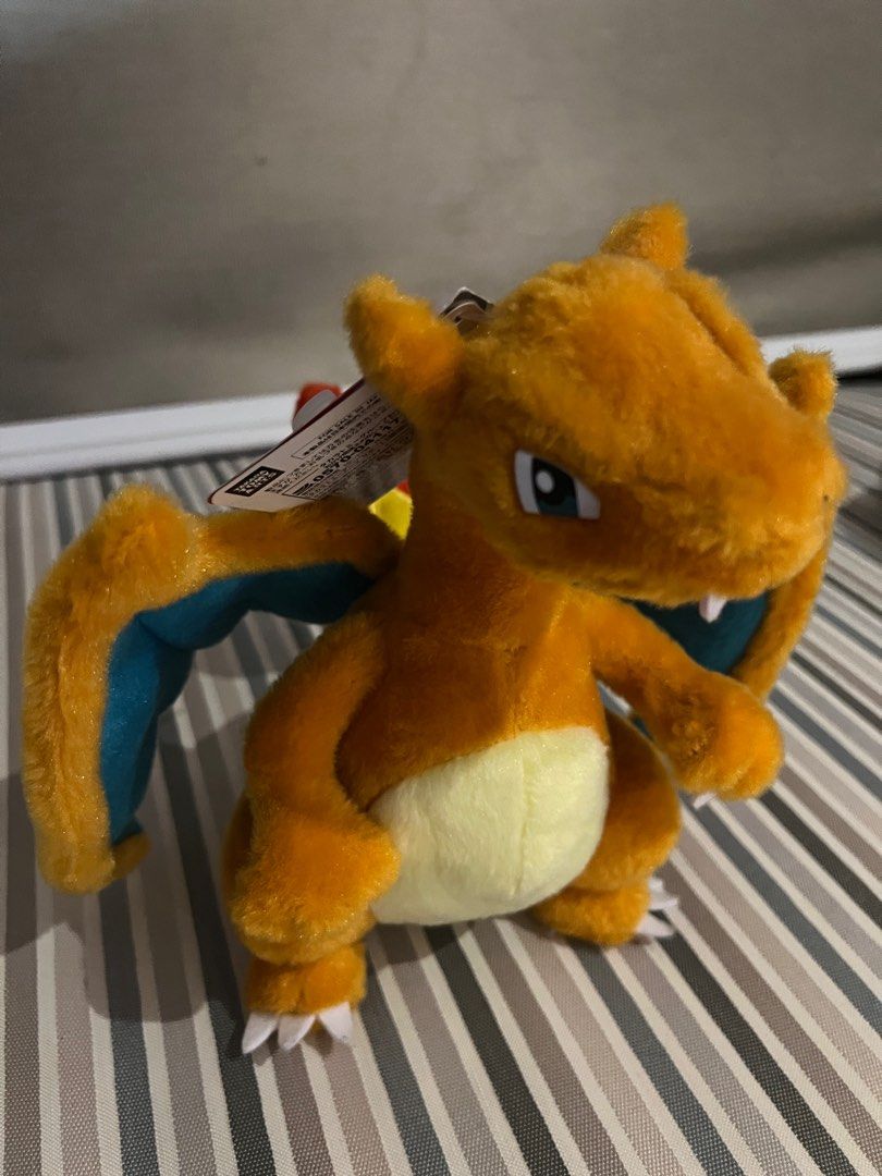 Pokemon Plushie - Charizard (Category: Plushies & Soft Toys) located in Mandaluyong City. Submitted by ryansls (Listing ID 1314337378, Image 1). Description: Pokemon Plushie - Charizard Original 100% Bought from Pokemon Center Tokyo Japan last July 2023 Still with Original Tag.
