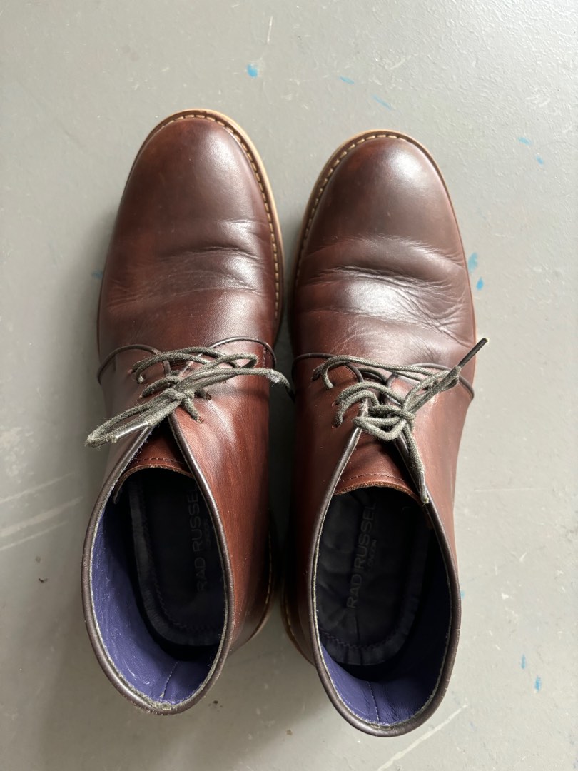 Rad Russel Genuine Leather boots Men s Fashion Footwear Dress Shoes on Carousell