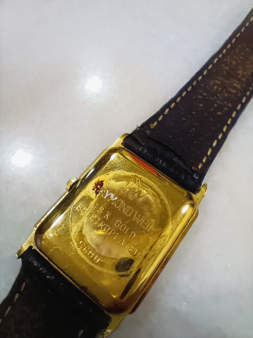Raymond Weil Vintage Men Watch Tank 5600 Men s Fashion Watches Accessories Watches on Carousell