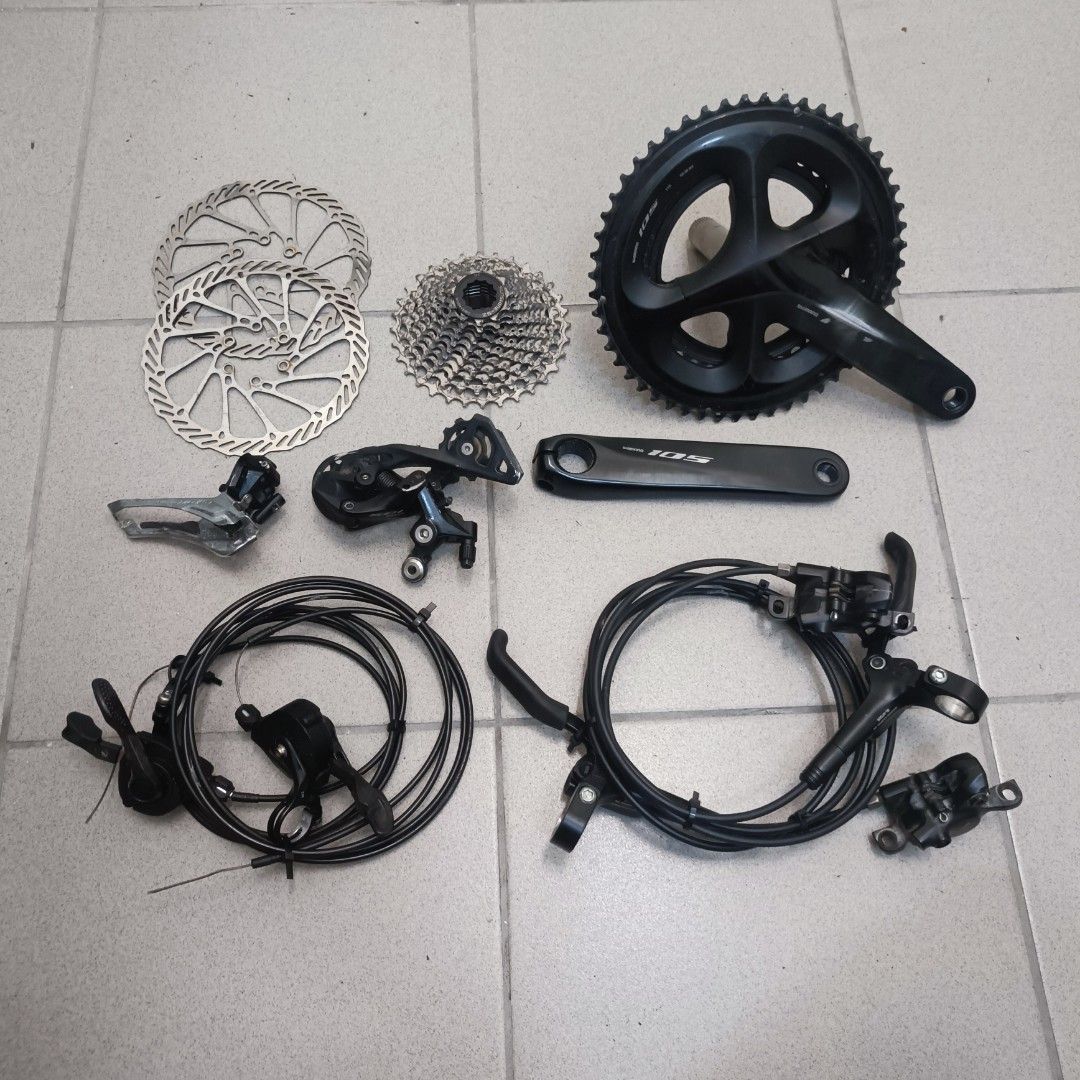 Read Description Alcott Z1 Folding Bike Frameset Shimano 105 Groupset Hubsmith 451 Carbon Wheelset