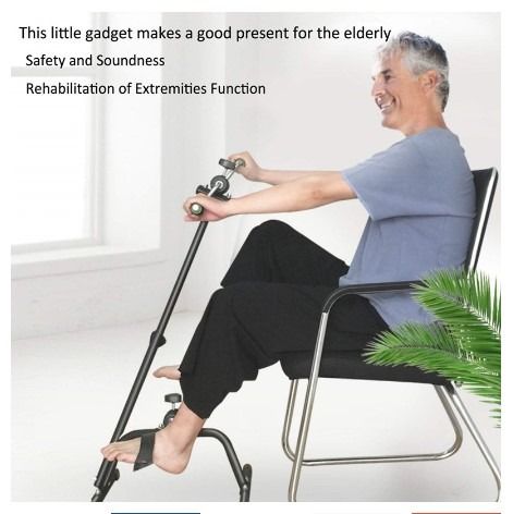 Rehabilitation Bicycle Portable Adjustable Elderly Indoor Fitness Exercise Bike Arm and Leg Feet Exercise Sports Equipment Exercise Fitness Cardio Fitness Machines on Carousell