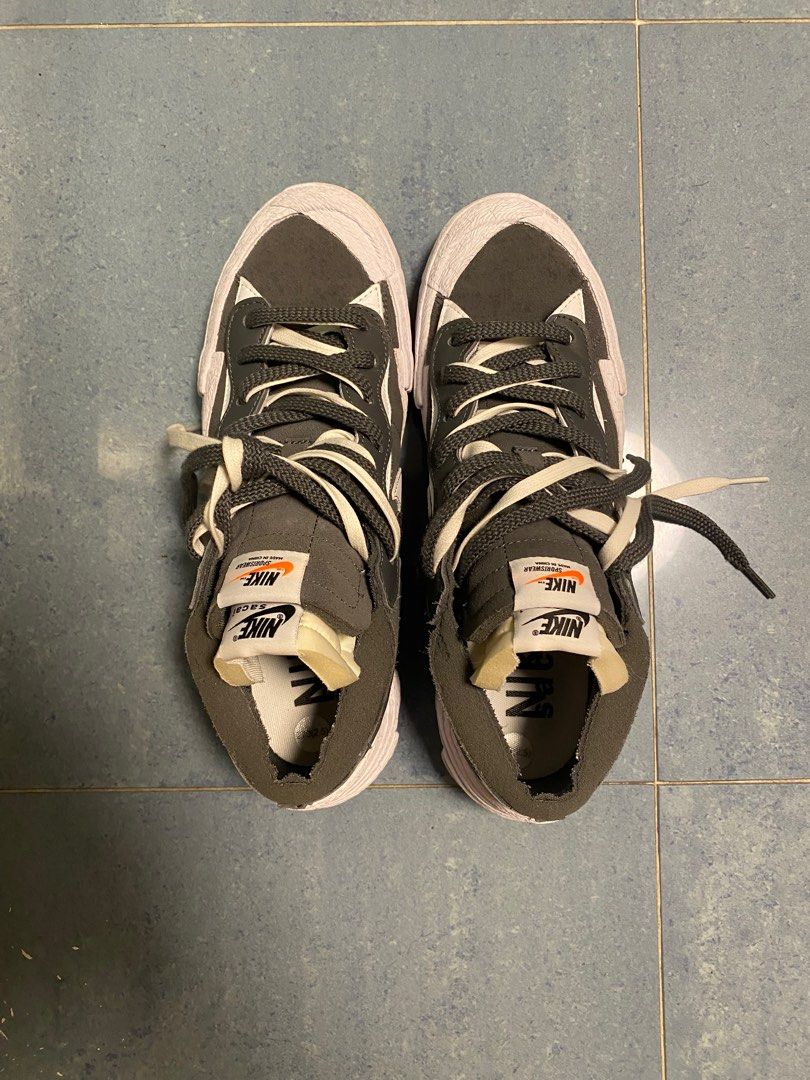 iron grey blazer sacai