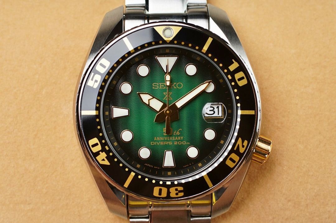 Seiko SPB031J1 Prospex Green Sumo 50th Anniversary LE820pcs Men s Fashion Watches Accessories Watches on Carousell
