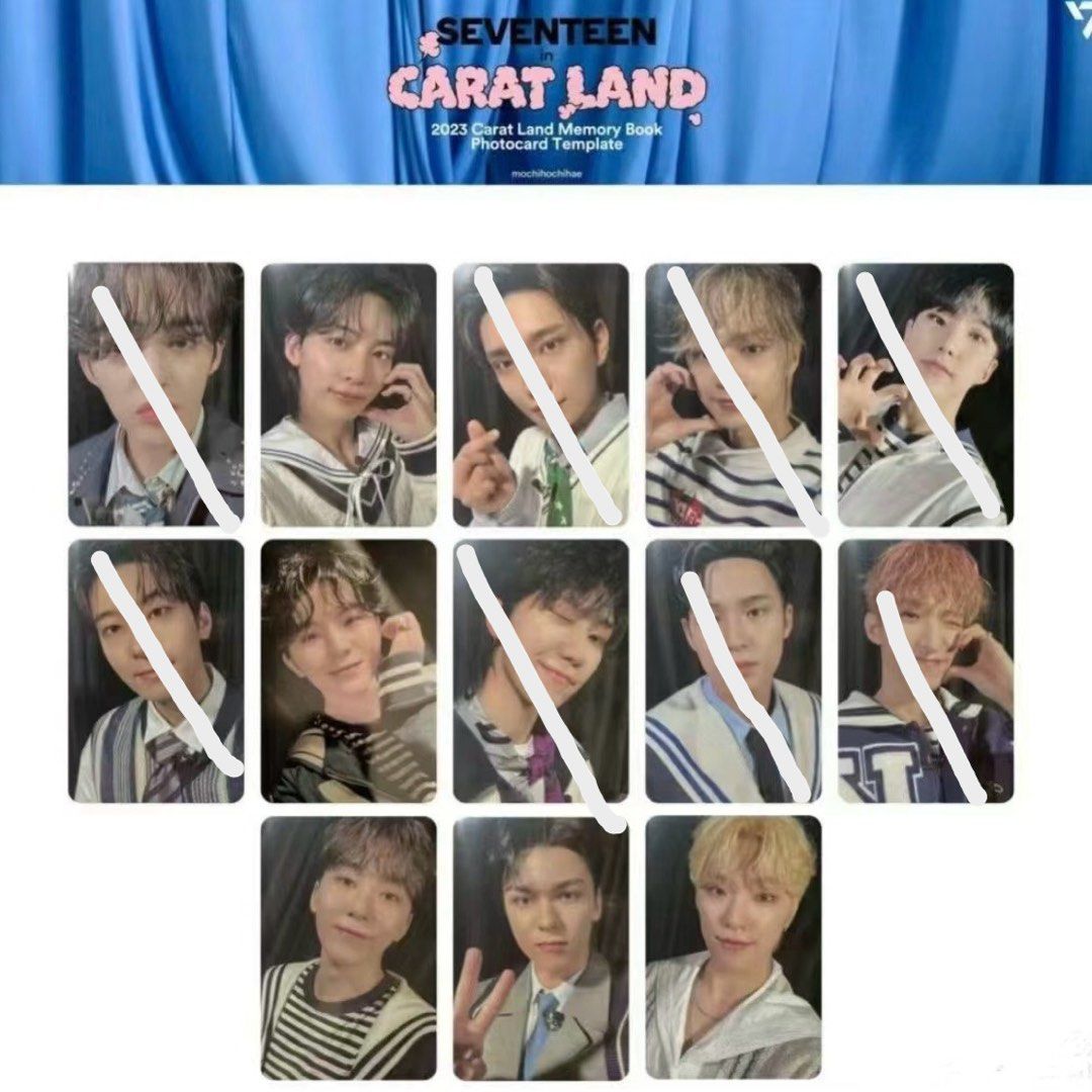 Seventeen Seungkwan Caratland Memory Book Photocard [夾