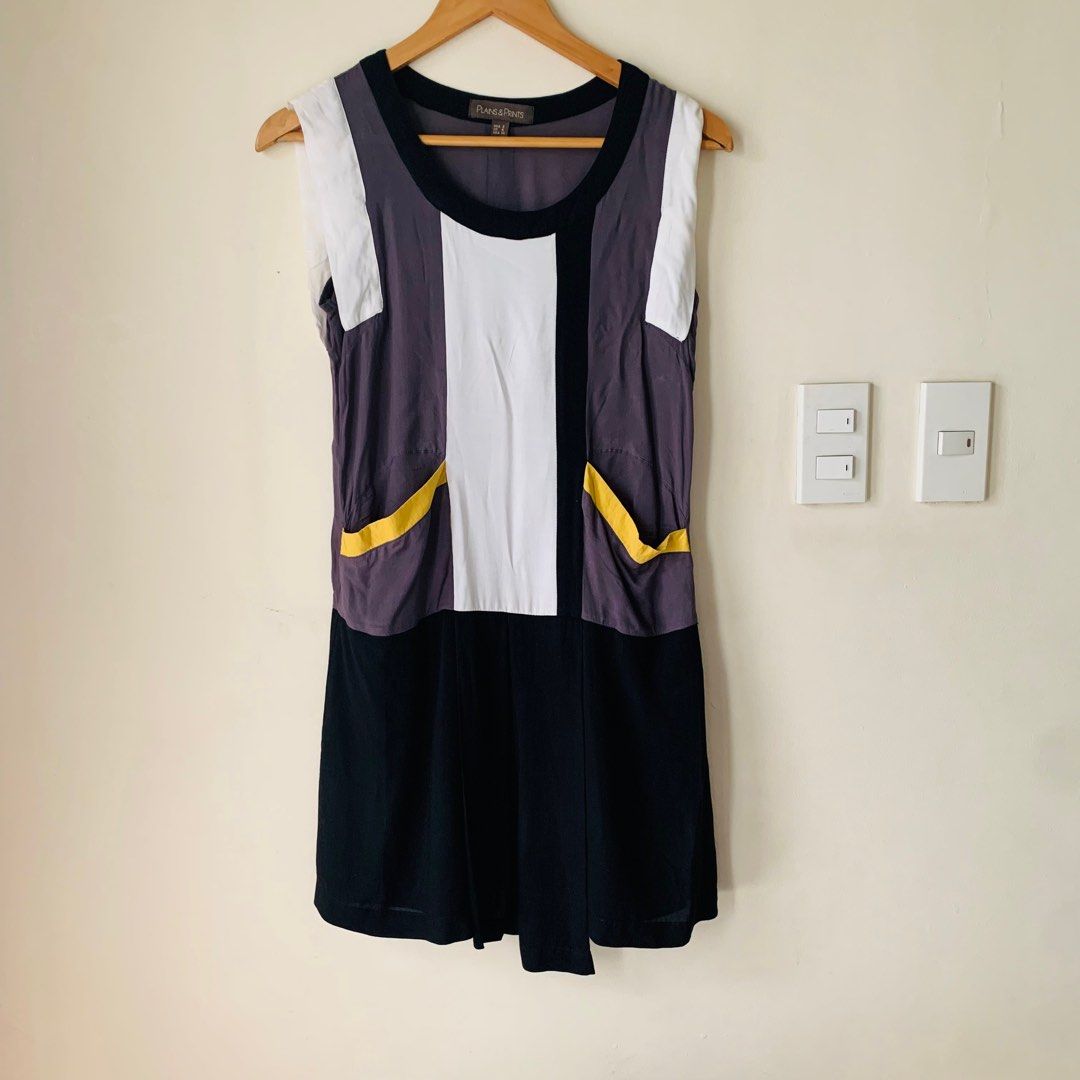 Softest Plains and Prints Simple Mondrian Dress Women s Fashion Dresses Sets Dresses on Carousell