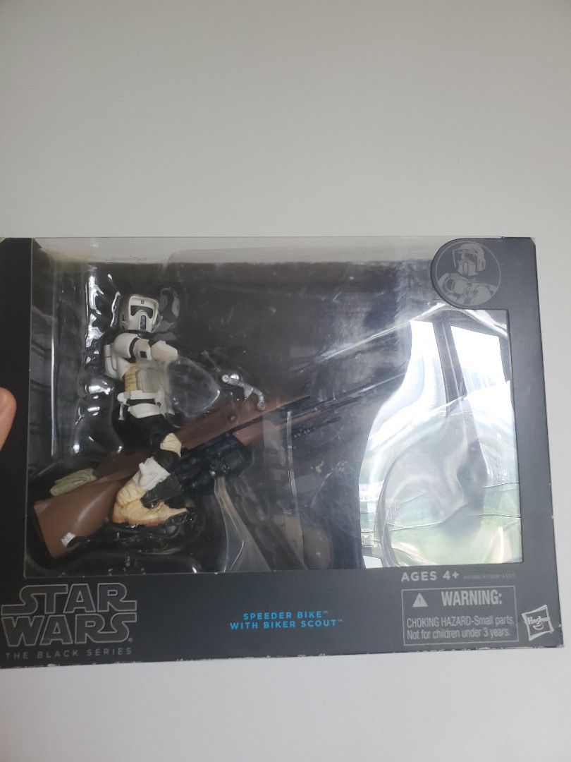 Star Wars Black Series Speeder Bike with Biker Scout, Hobbies & Toys ...