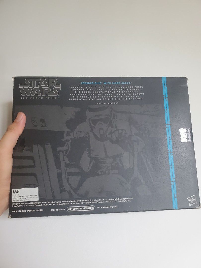 Star Wars Black Series Speeder Bike with Biker Scout, Hobbies & Toys ...