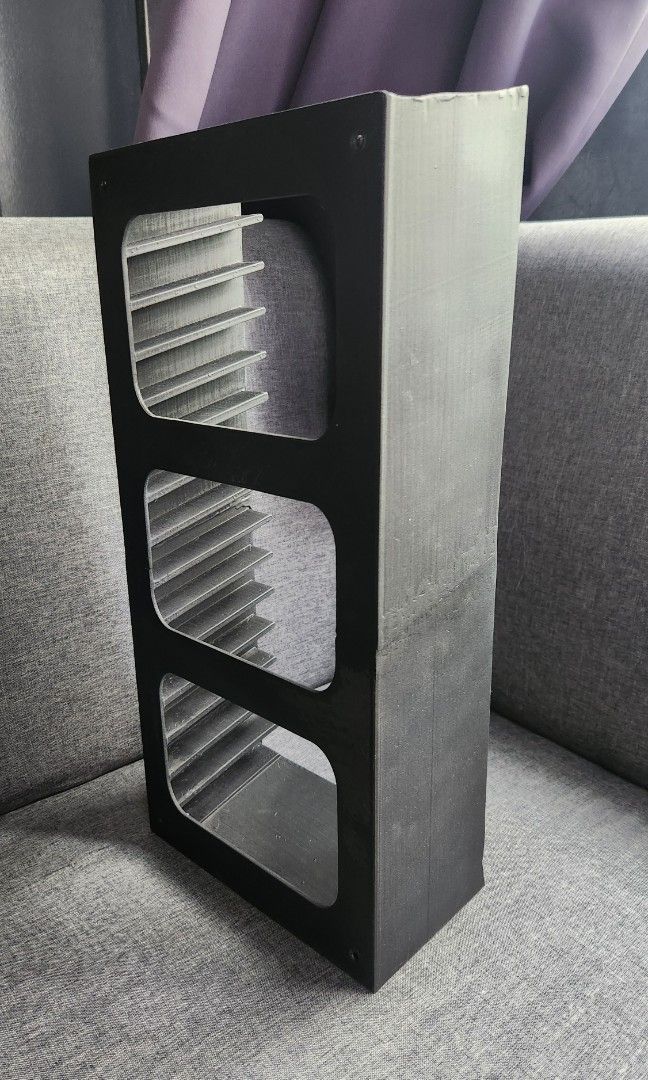 Steelbook SteelcaseRack (Category: Cases & Covers) located in Marikina City. Submitted by earnestaustria (Listing ID 1314305766, Image 2). Description: rack that can hold 16 steelbooks or games with protectors last photo is sample only 3D printed Marikina City.