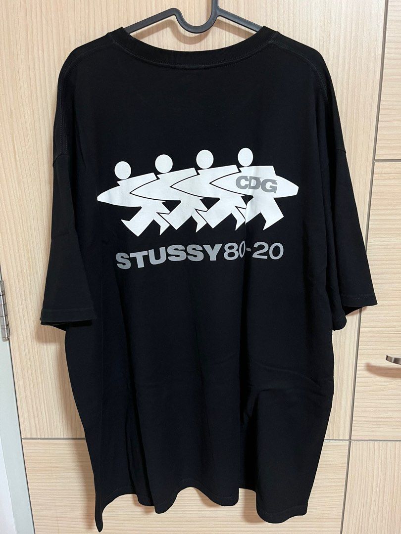 Stussy Cdg Surfman Tee STUSSY STUSSY CDG SURFMAN TEE 白 Sの通販 By