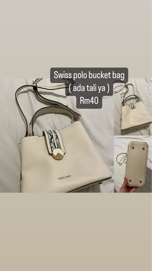 Swiss polo bucket bag clearance