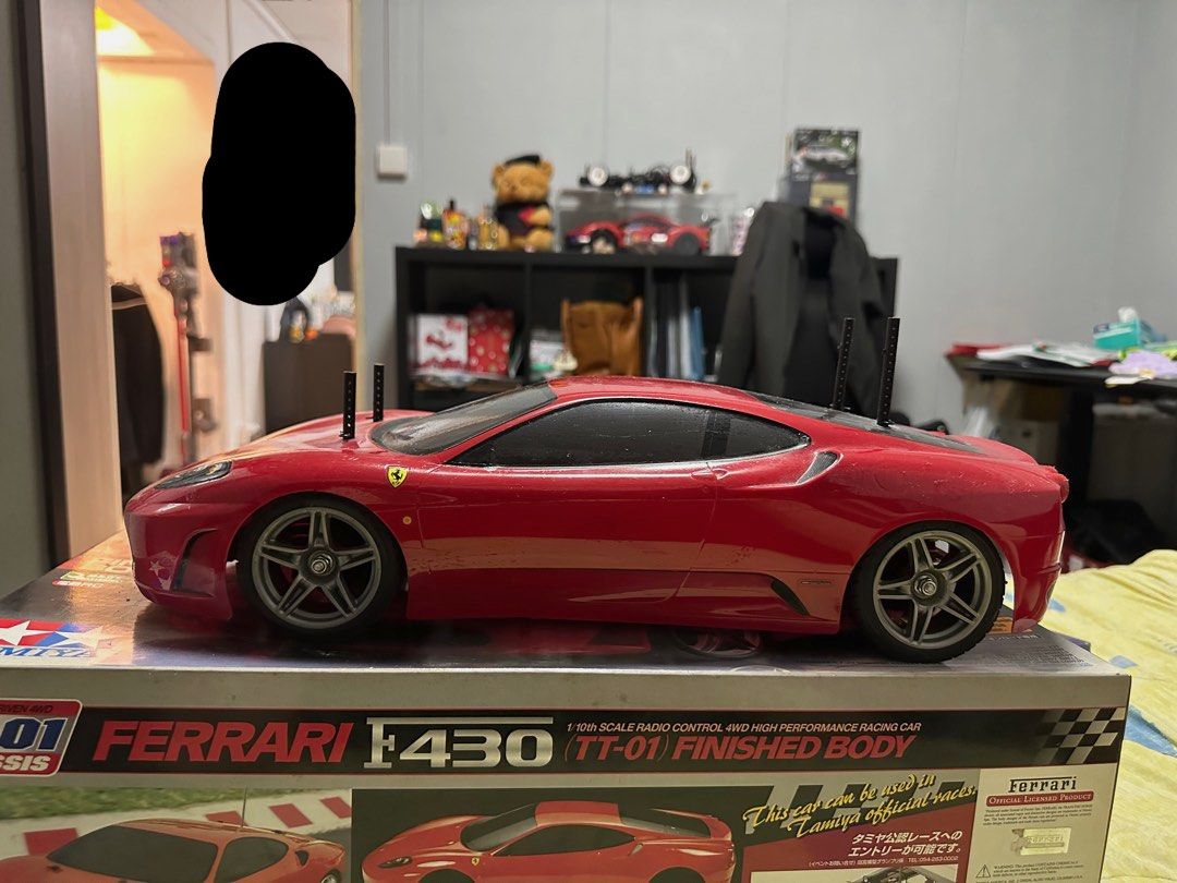 Tamiya Ferrari F430 TT01, Hobbies & Toys, Toys & Games on Carousell