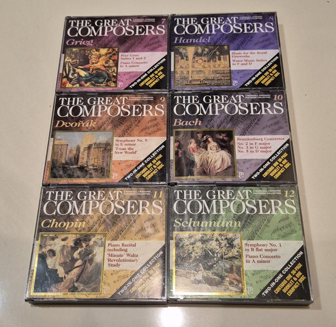The Great Composers - Complete set 30 issues, Hobbies & Toys, Music ...