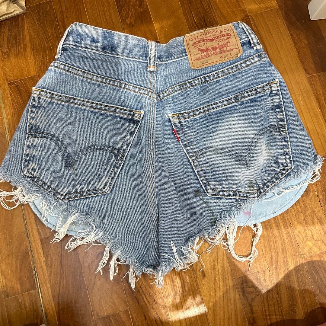 Thrifted levi shorts shop