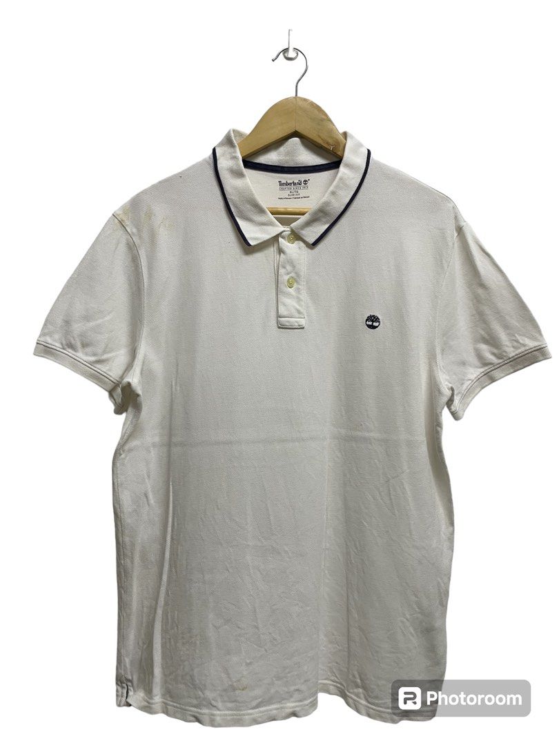 Timberland Blue Cotton Men Polo