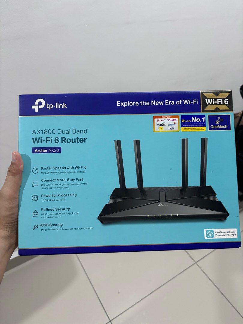 TP-Link Archer AX20 wifi 6, Computers & Tech, Parts & Accessories ...