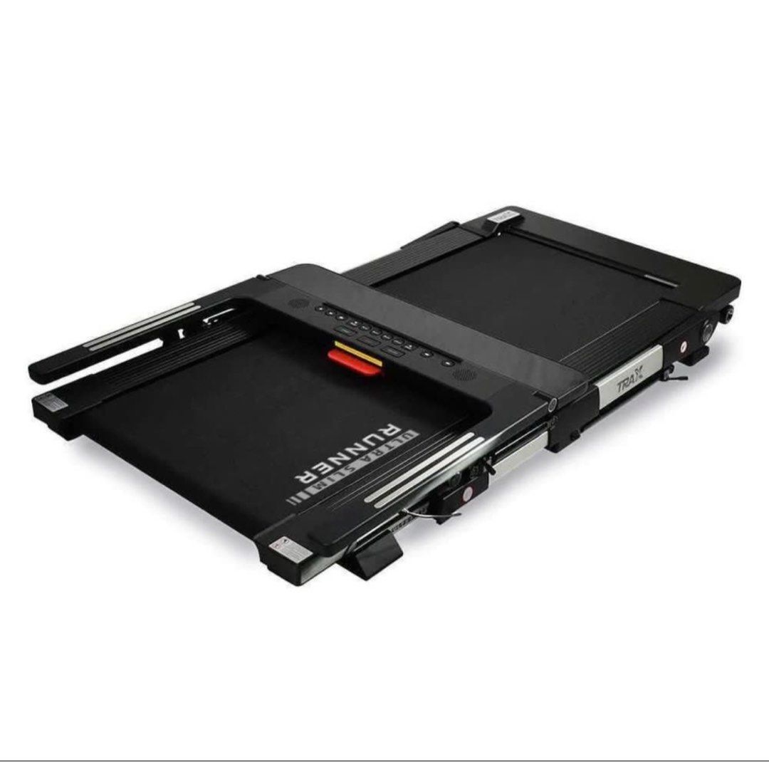 Trax Ultra Slim Runner Treadmill (Category: Cardio & Fitness Machines) located in Antipolo. Submitted by iwitchking (Listing ID 1314260561, Image 3). Description: Trax Ultra Slim Runner Check link for info - <https://www. facebook. com/reel/1310464102794797?fs=e&s=TIeQ9V&mibextid=xCPwDs> Good as new Negotiable for same day purchase Bought from Chris Sports For Shipping or Pick Up.