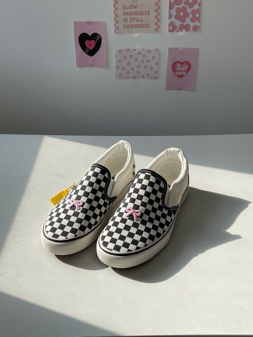 Vans bow slip on outlet