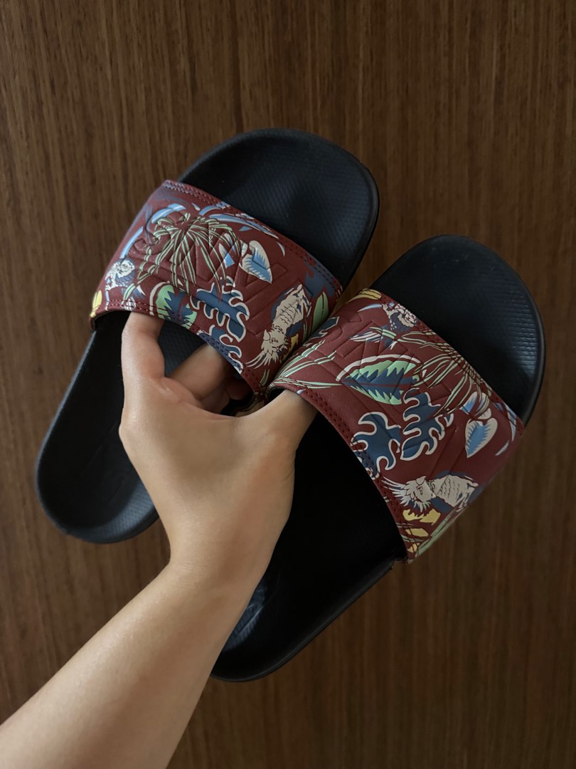 VANS floral slides