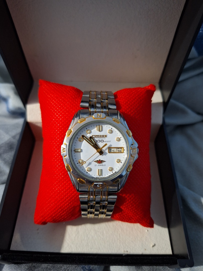 Citizen automatic water 100 resist 21 jewels hotsell