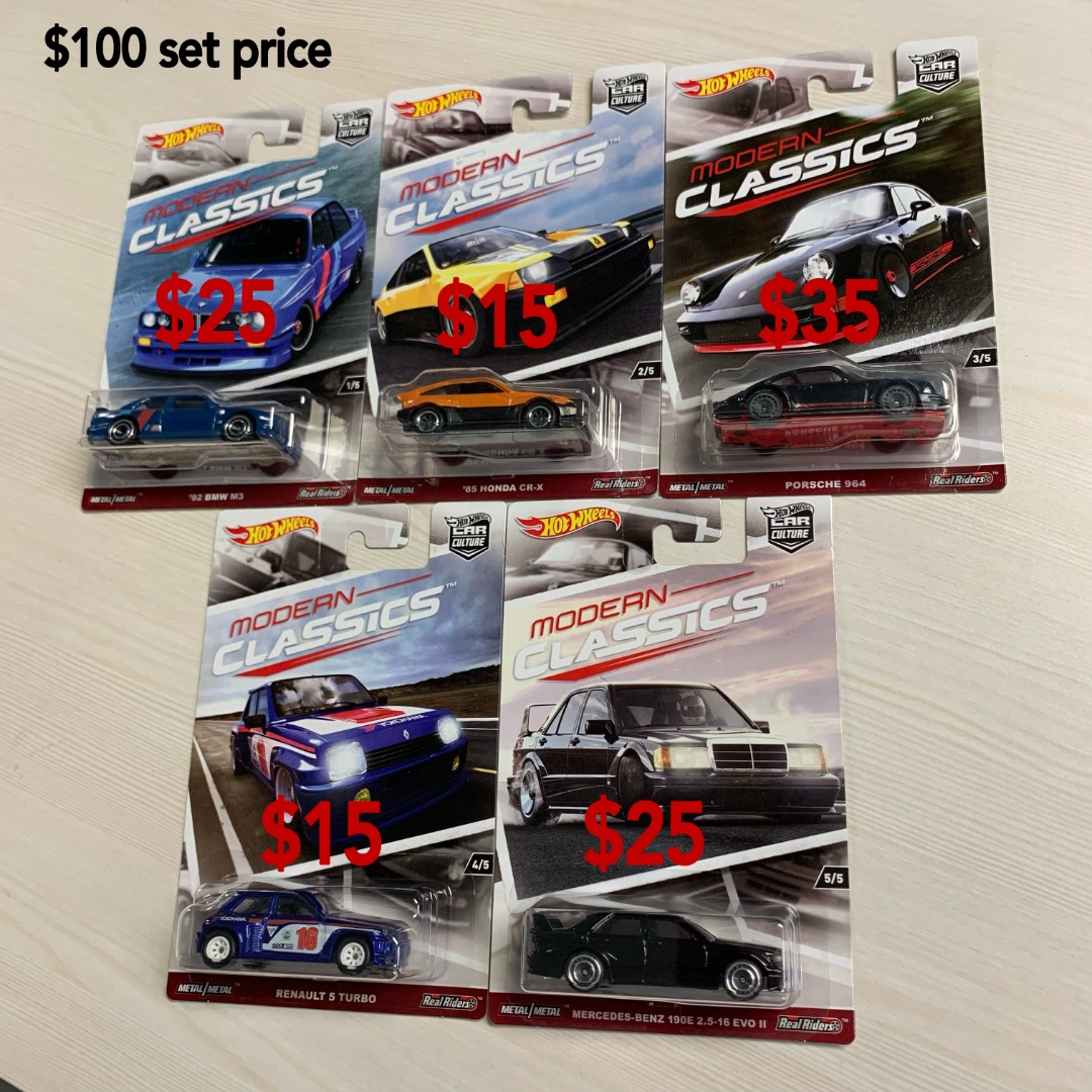 Hot Wheels Japan Historics Complete Set of 5 Rx3 Skyline Datsun