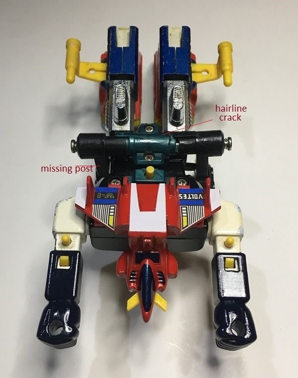 Jouet Ancien Shogokin Voltes V POPY métal époque Goldorak GA