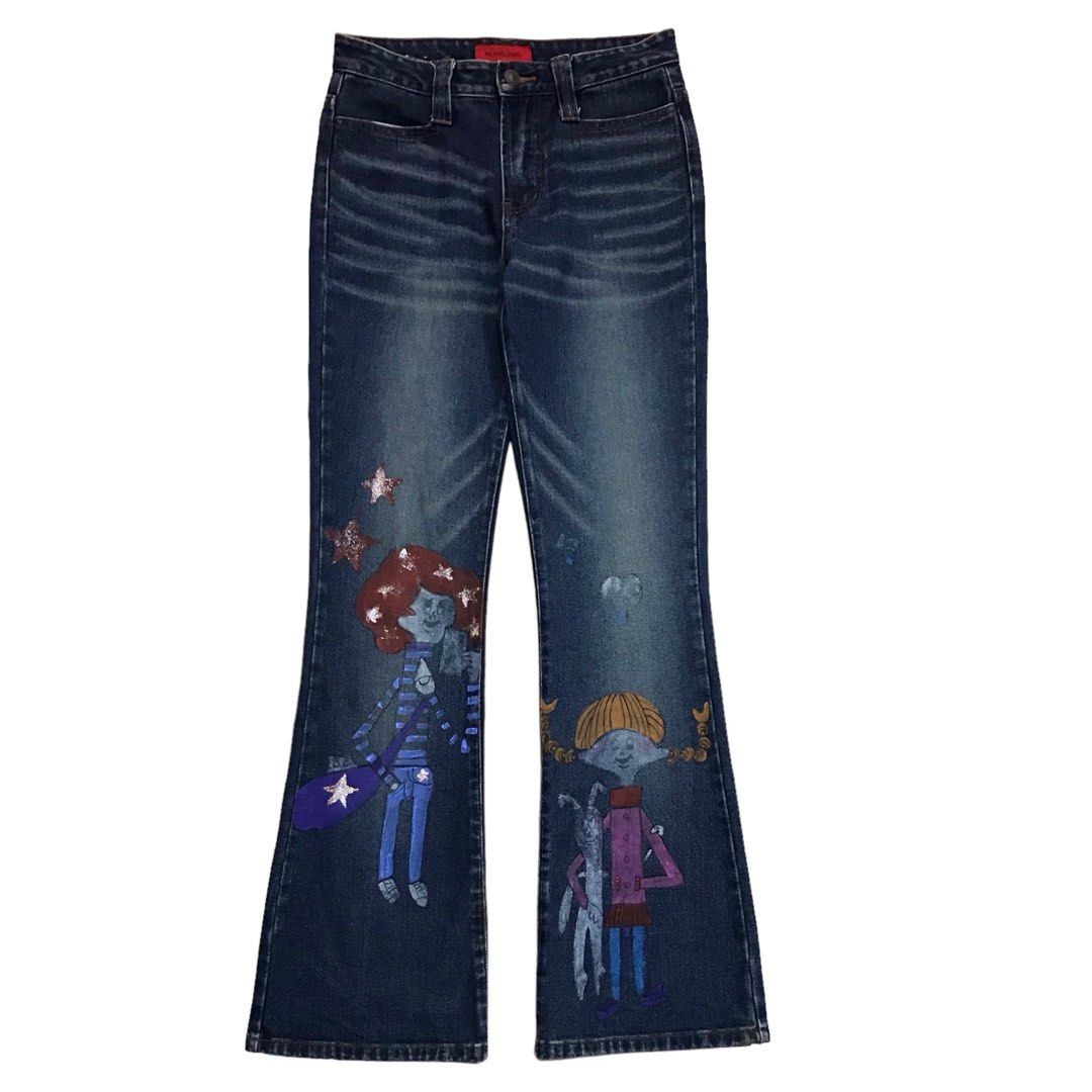 90s Archive L.G.B. Gimmick Flare Pants