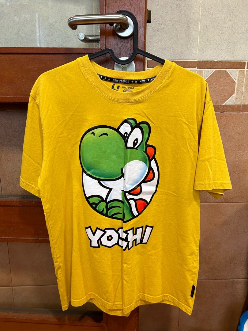 Yoshi t shirt super Mario Men s Fashion Tops Sets Tshirts Polo Shirts on Carousell