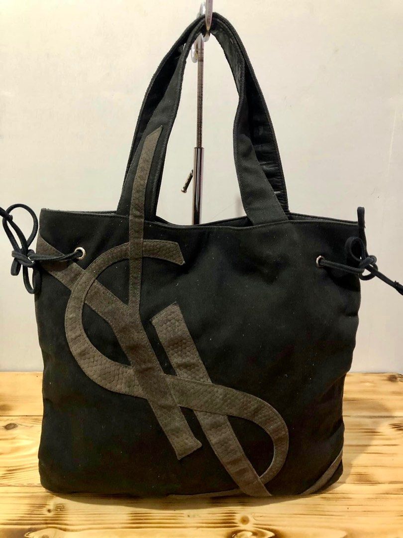 Ysl tote canvas best sale