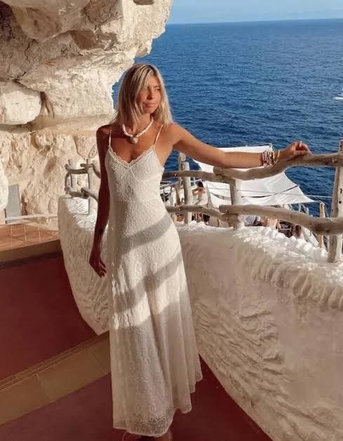 knee length dresses for ladies Zara Lace Robe Long – BareBride main image 0