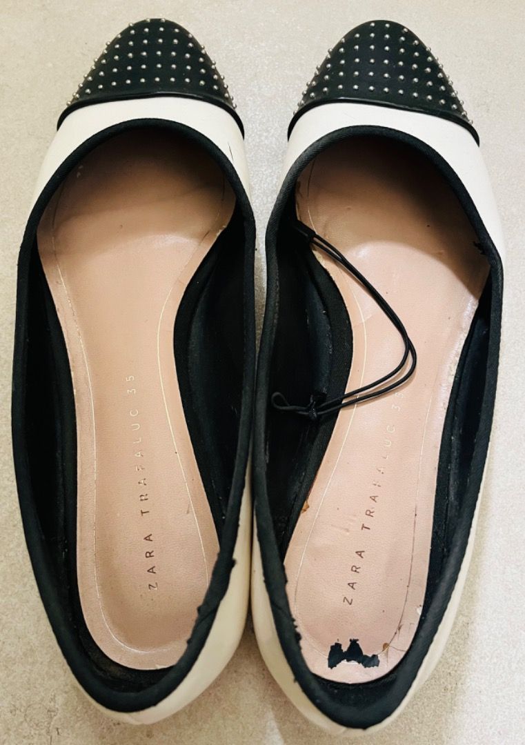 Zara Trafaluc Size 35 Flats Women s Fashion Footwear Flats on Carousell