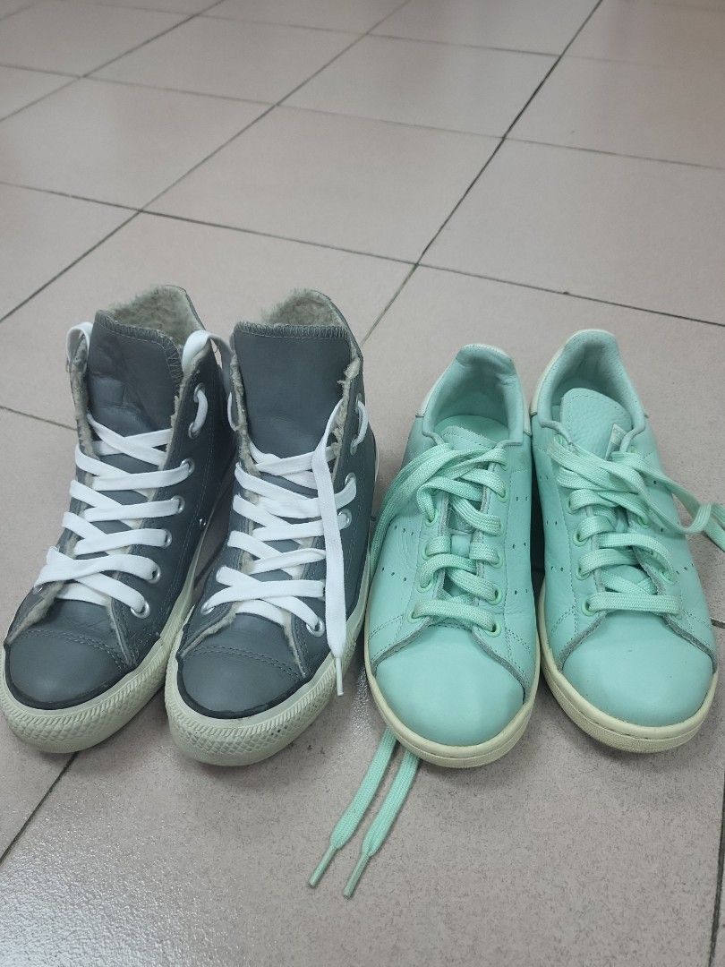 Adidas Stan Smith 36 Tiffany blue Converse 35 sneakers Carousell