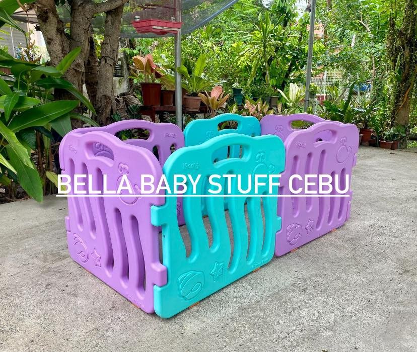 6panels ifam Playpen (Category: Infant Playtime) located in Cebu City. Submitted by bellababystuffcebu (Listing ID 1314399791, Image 2). Description: 6panels ifam Playpen 132x67x60cm Preloved Like New PICK UP TALISAY.