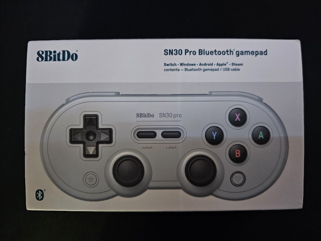 8BitDo SN30 Pro controller - Gray Edition (Category: Controllers) located in Pasig City. Submitted by bl5nk (Listing ID 1314376509, Image 1). Description: For Sale only Php 1,500.00 8BitDo SN30 Pro controller - Gray Edition RFS : Decluttering.