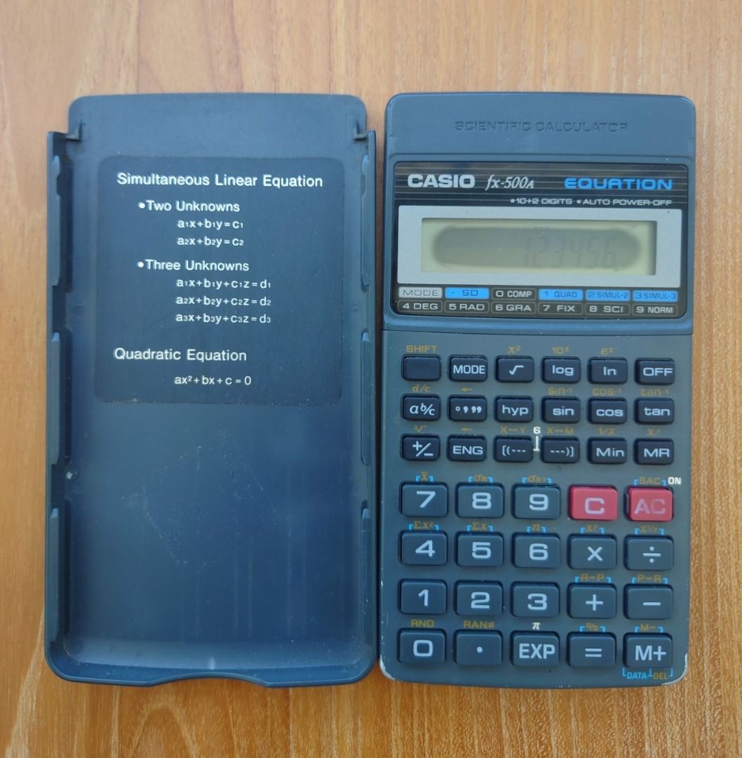 Casio fx500a cheap