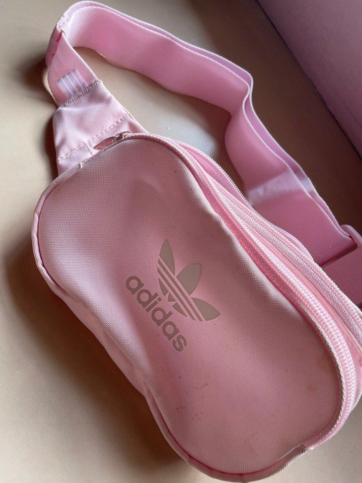 Adidas essential crossbody bag pink best sale