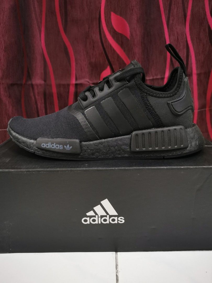 adidas gazelle silver green womens Adidas NMD R1 STLT Triple Black main image 1