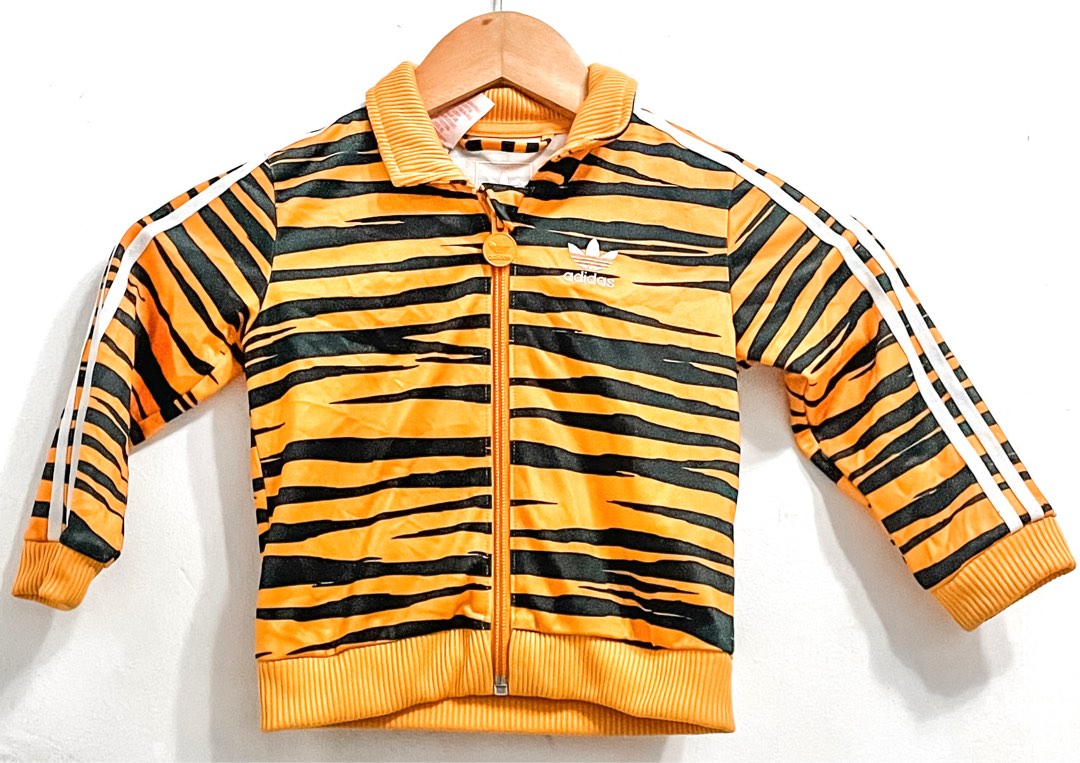 Adidas Tiger Track jacket only size 24 Babies Kids Babies Kids Fashion on Carousell