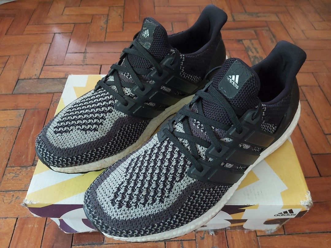 Adidas Ultraboost 2.0 Black Reflective 3M (Category: Sneakers) located in Cainta. Submitted by rylo7 (Listing ID 1314419197, Image 2). Description: Adidas Ultraboost 2.0 Black Reflective 3M * Size 10 US Mens * Comes with original box * Guarabteed authentic and legit * No issues, history of repair, repaint or reglued * Hard to find pair of shoes nowadays - Selling for only P2,499. Steal price! - Fixed and firm last price posted. - PM for serious a