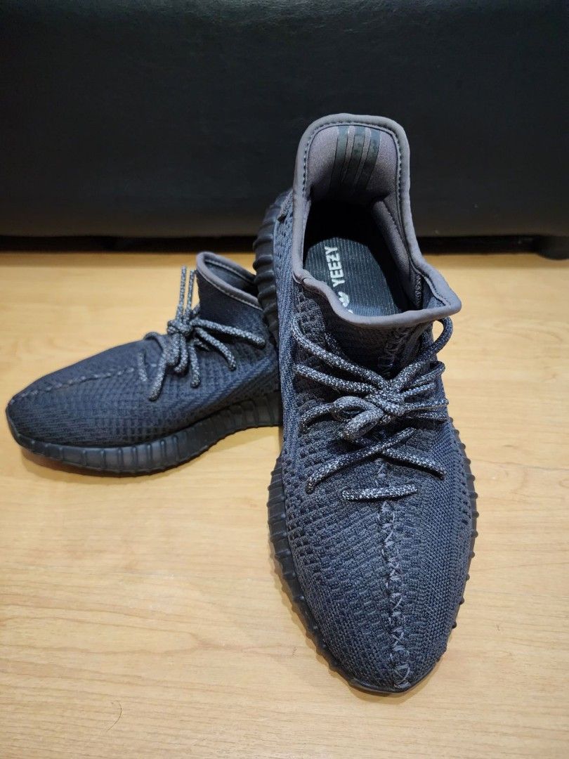 ADIDAS YEEZY BOOST 350 V2 BLACK Men s Fashion Footwear Sneakers on Carousell