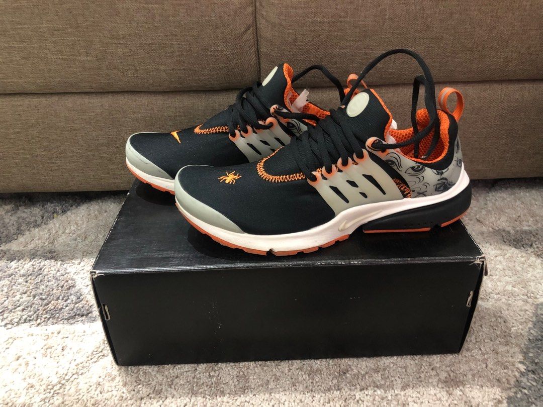 AIR PRESTO BLACK AND ORANGE Men s Fashion Footwear Sneakers on Carousell