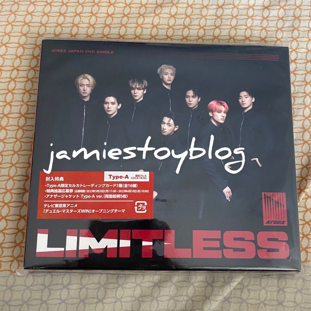ATEEZ Limitless Japan 2nd single CD (Category: CDs & DVDs) located in Quezon City. Submitted by ohitsninja (Listing ID 1314436708, Image 1). Description: ATEEZ Limitless Japan 2nd single CD Type-A With inclusions except PC As is Pay by Gcash Delivery shouldered by buyer I DO NOT USE COD OR SCO. RFS: Decluttering, Need funds.