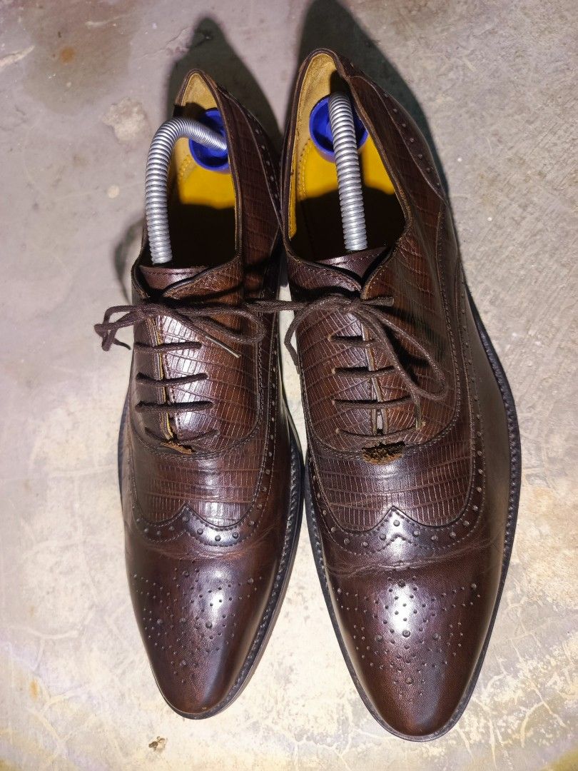 Berluti Italy Wingtip Leather Office Shoes 7UK Men s Fashion Footwear Dress shoes on Carousell